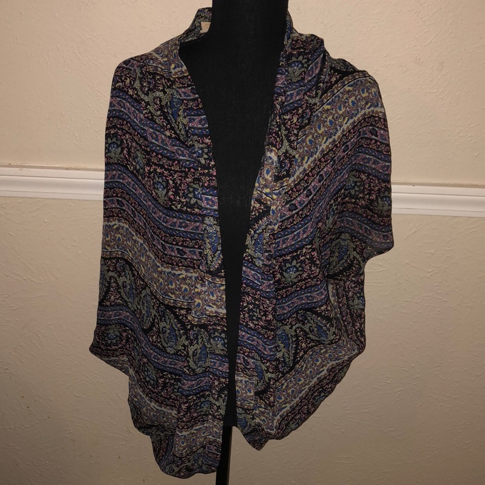 Sheer Pattered Cardigan
